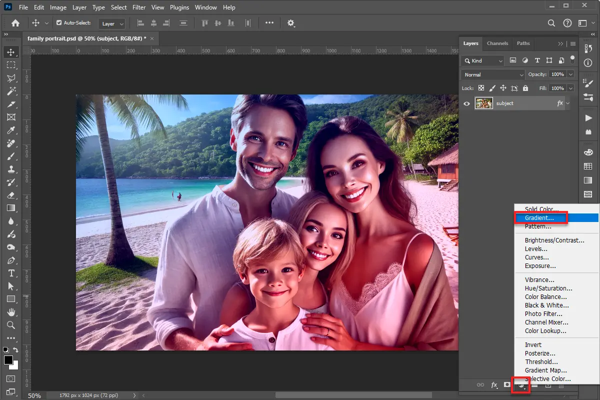 photoshop gradient overlay 2501260145456676